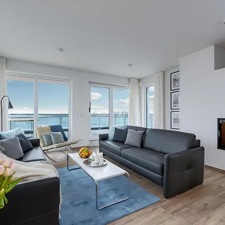 Sky 65 - Exklusives Penthouse Mit Panoramablick Apartment Olpenitz