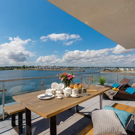 Apartment Sky 65 - Exklusives Penthouse Mit Panoramablick Olpenitz